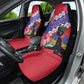 Haiti Neg Maron Car Seat Cover Coat Of Arms - Hisbicus Polynesian