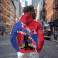 Haiti Neg Maron Hoodie Coat Of Arms - Hisbicus Polynesian