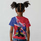 Haiti Neg Maron Kid T shirt Coat Of Arms - Hisbicus Polynesian