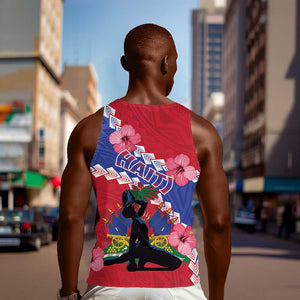 Haiti Neg Maron Men Tank Top Coat Of Arms - Hisbicus Polynesian