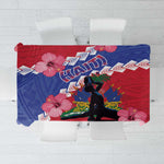 Haiti Neg Maron Tablecloth Coat Of Arms - Hisbicus Polynesian