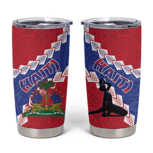 Haiti Neg Maron Tumbler Cup Coat Of Arms - Hisbicus Polynesian