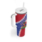 Haiti Neg Maron Tumbler With Handle Coat Of Arms - Hisbicus Polynesian
