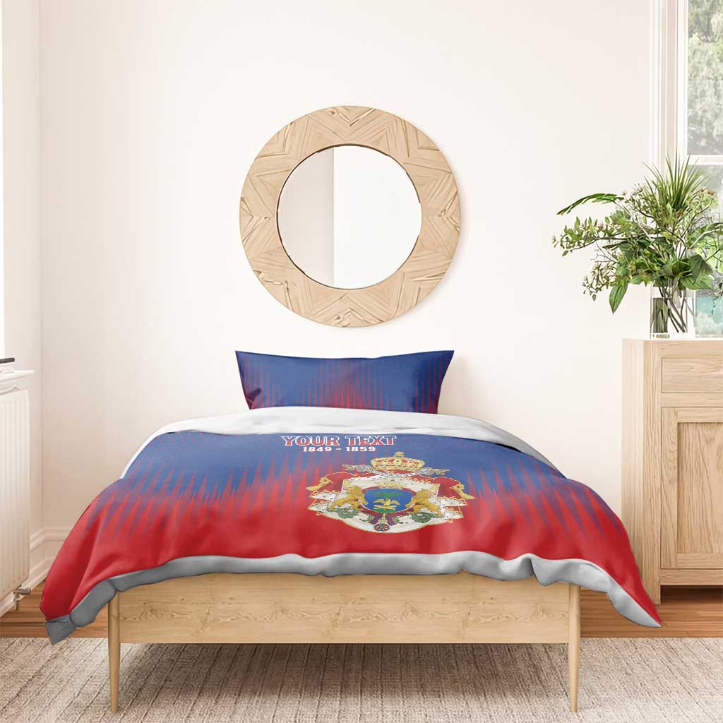Personalized Anpi an Ayiti Bedding Set Imperial Coat Of Arms Flag Style