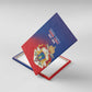 Personalized Anpi an Ayiti Canvas Wall Art Imperial Coat Of Arms Flag Style