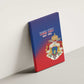 Personalized Anpi an Ayiti Canvas Wall Art Imperial Coat Of Arms Flag Style