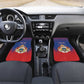 Personalized Anpi an Ayiti Car Mats Imperial Coat Of Arms Flag Style