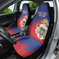 Personalized Anpi an Ayiti Car Seat Cover Imperial Coat Of Arms Flag Style