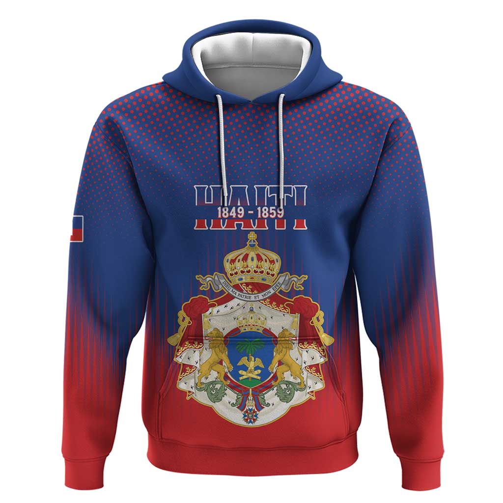 Personalized Anpi an Ayiti Hoodie Imperial Coat Of Arms Flag Style