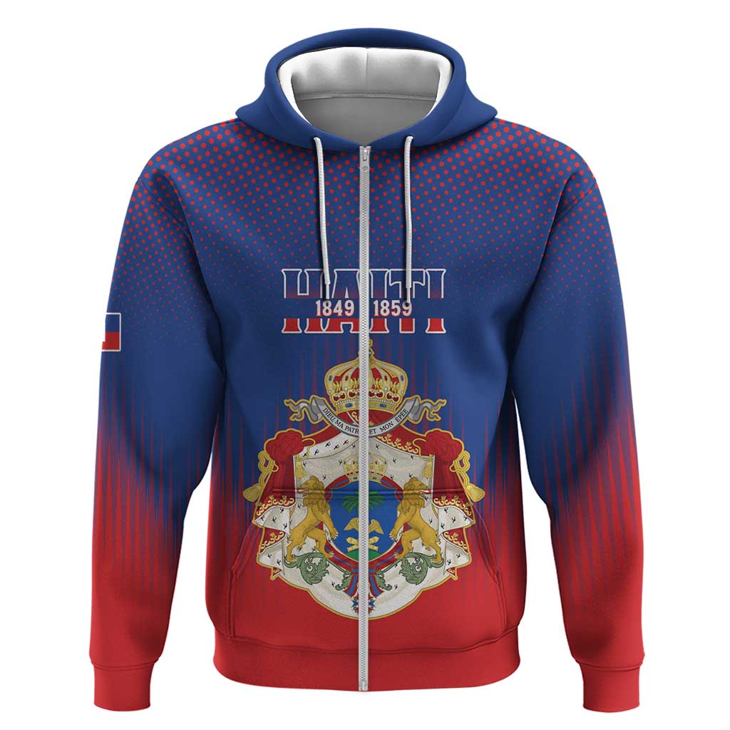Personalized Anpi an Ayiti Hoodie Imperial Coat Of Arms Flag Style