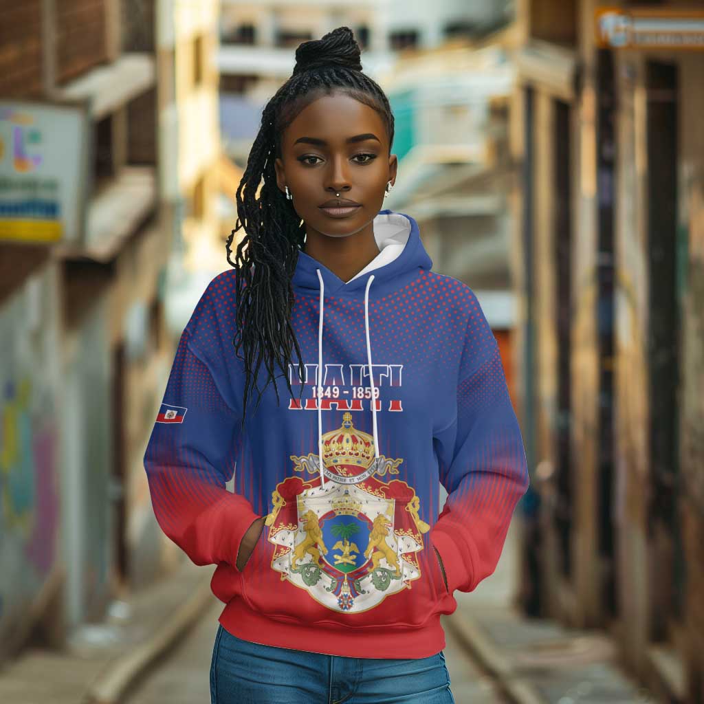 Personalized Anpi an Ayiti Hoodie Imperial Coat Of Arms Flag Style