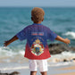 Personalized Anpi an Ayiti Kid Hawaiian Shirt Imperial Coat Of Arms Flag Style