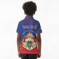 Personalized Anpi an Ayiti Kid Polo Shirt Imperial Coat Of Arms Flag Style