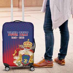 Personalized Anpi an Ayiti Luggage Cover Imperial Coat Of Arms Flag Style