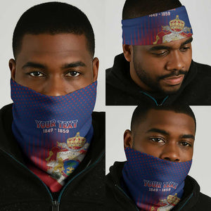 Personalized Anpi an Ayiti Neck Gaiter Imperial Coat Of Arms Flag Style LT15