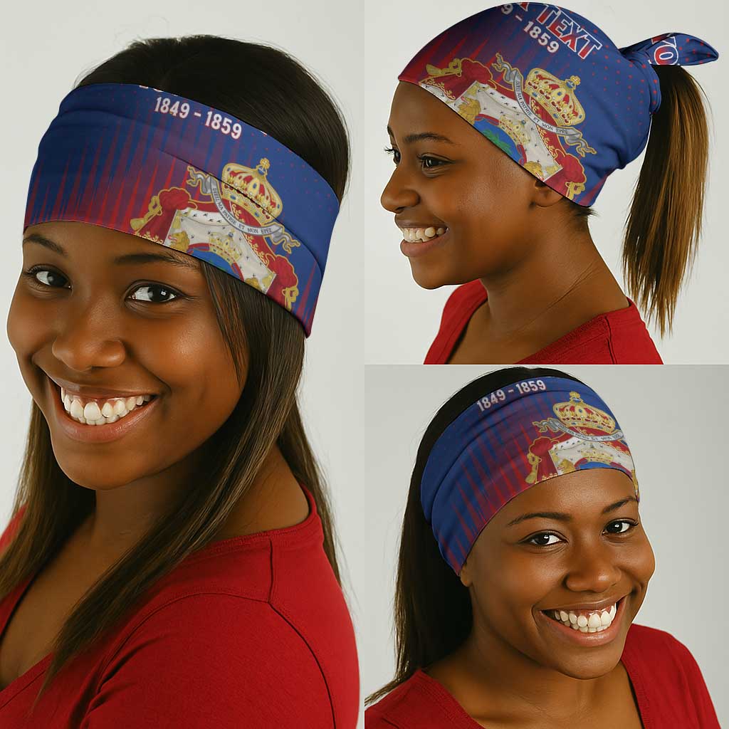 Personalized Anpi an Ayiti Neck Gaiter Imperial Coat Of Arms Flag Style LT15