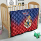 Personalized Anpi an Ayiti Quilt Imperial Coat Of Arms Flag Style