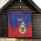 Personalized Anpi an Ayiti Quilt Imperial Coat Of Arms Flag Style