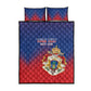 Personalized Anpi an Ayiti Quilt Bed Set Imperial Coat Of Arms Flag Style