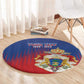 Personalized Anpi an Ayiti Round Carpet Imperial Coat Of Arms Flag Style
