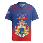 Personalized Anpi an Ayiti Rugby Jersey Imperial Coat Of Arms Flag Style