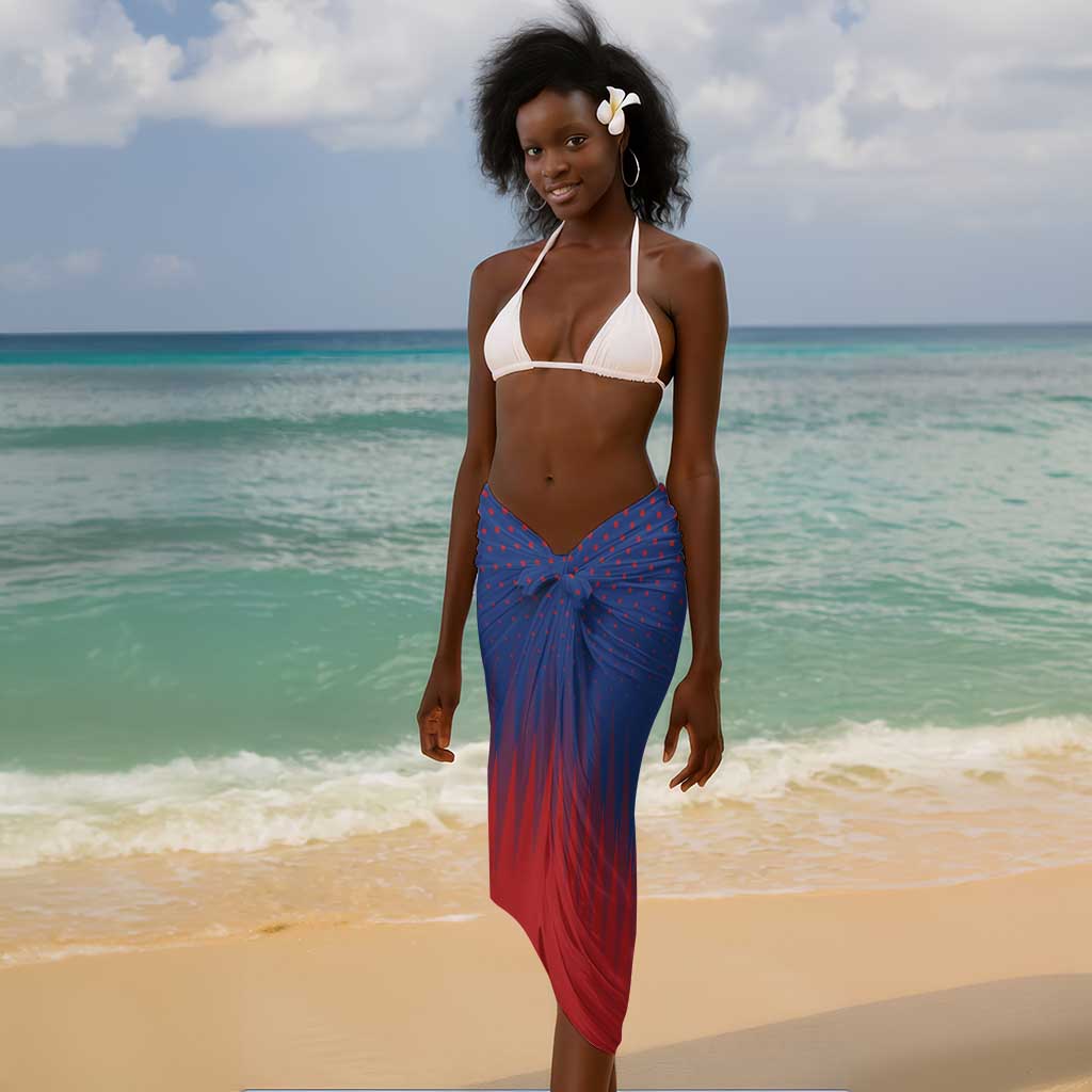 Personalized Anpi an Ayiti Sarong Imperial Coat Of Arms Flag Style