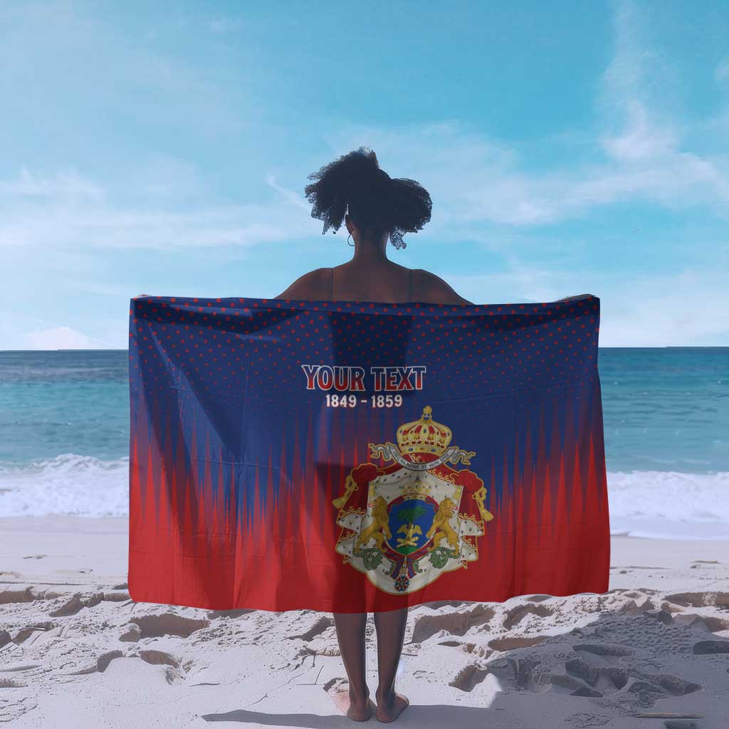 Personalized Anpi an Ayiti Sarong Imperial Coat Of Arms Flag Style