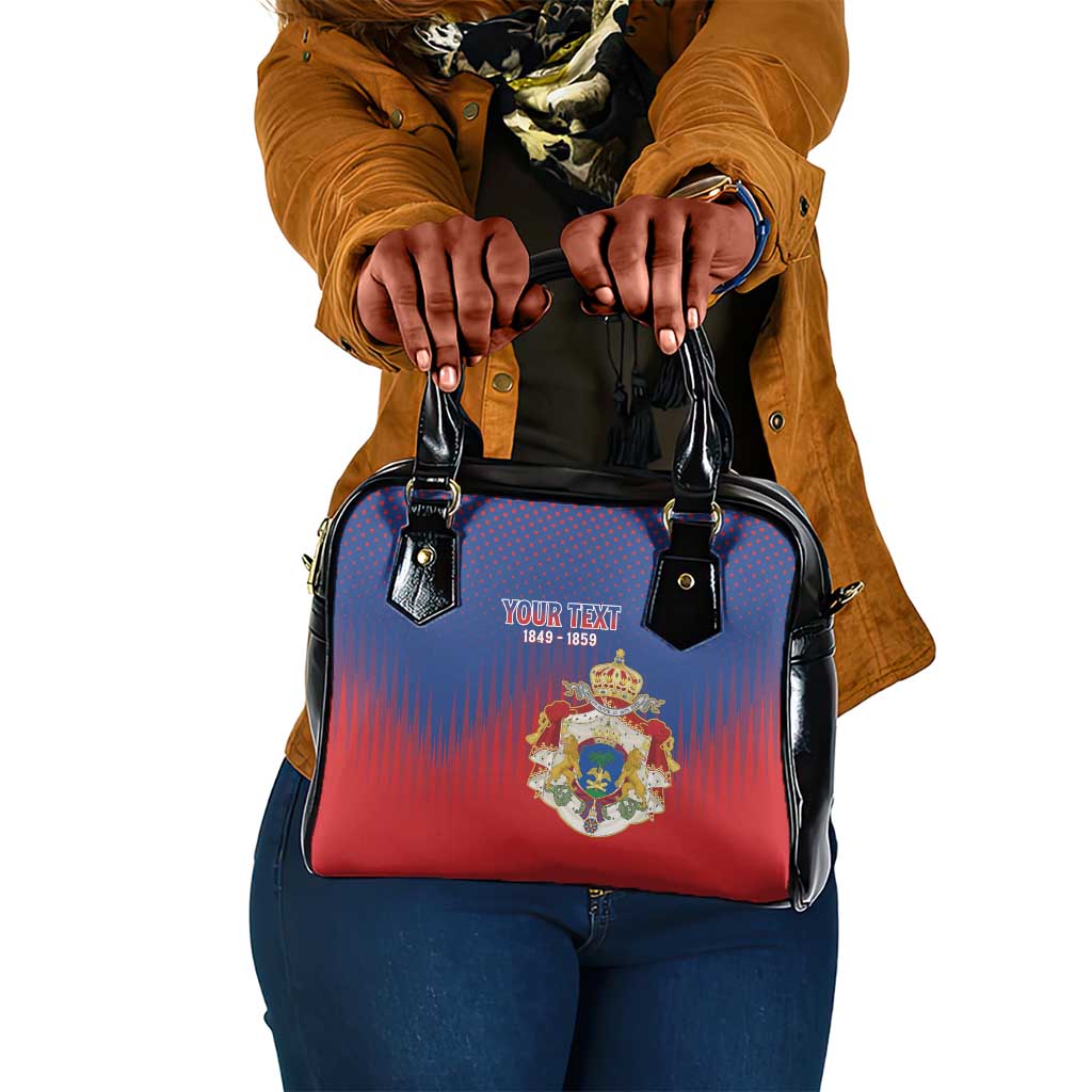 Personalized Anpi an Ayiti Shoulder Handbag Imperial Coat Of Arms Flag Style