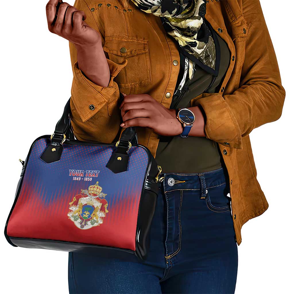 Personalized Anpi an Ayiti Shoulder Handbag Imperial Coat Of Arms Flag Style