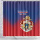 Personalized Anpi an Ayiti Shower Curtain Imperial Coat Of Arms Flag Style