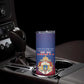Personalized Anpi an Ayiti Skinny Tumbler Imperial Coat Of Arms Flag Style