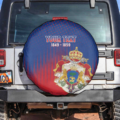 Personalized Anpi an Ayiti Spare Tire Cover Imperial Coat Of Arms Flag Style