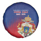 Personalized Anpi an Ayiti Spare Tire Cover Imperial Coat Of Arms Flag Style