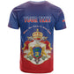 Personalized Anpi an Ayiti T shirt Imperial Coat Of Arms Flag Style