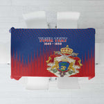 Personalized Anpi an Ayiti Tablecloth Imperial Coat Of Arms Flag Style