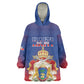 Personalized Anpi an Ayiti Wearable Blanket Hoodie Imperial Coat Of Arms Flag Style