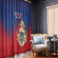 Personalized Anpi an Ayiti Window Curtain Imperial Coat Of Arms Flag Style