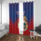 Personalized Anpi an Ayiti Window Curtain Imperial Coat Of Arms Flag Style