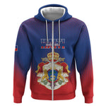Personalized Anpi an Ayiti Zip Hoodie Imperial Coat Of Arms Flag Style