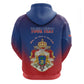 Personalized Anpi an Ayiti Zip Hoodie Imperial Coat Of Arms Flag Style