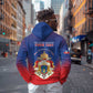 Personalized Anpi an Ayiti Zip Hoodie Imperial Coat Of Arms Flag Style
