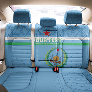 Custom Djibouti Football Back Car Seat Cover Go Champions