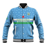 Custom Djibouti Football Baseball Jacket Go Champions