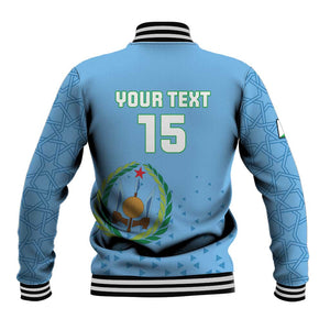 Custom Djibouti Football Baseball Jacket Go Champions
