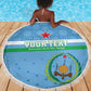 Custom Djibouti Football Beach Blanket Go Champions