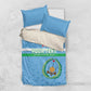 Custom Djibouti Football Bedding Set Go Champions