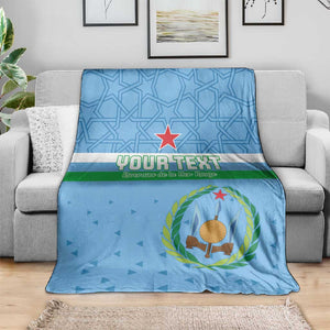 Custom Djibouti Football Blanket Go Champions