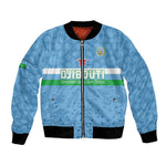 Custom Djibouti Football Bomber Jacket Go Champions