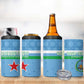 Custom Djibouti Football 4 in 1 Can Cooler Tumbler Go Champions