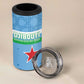 Custom Djibouti Football 4 in 1 Can Cooler Tumbler Go Champions